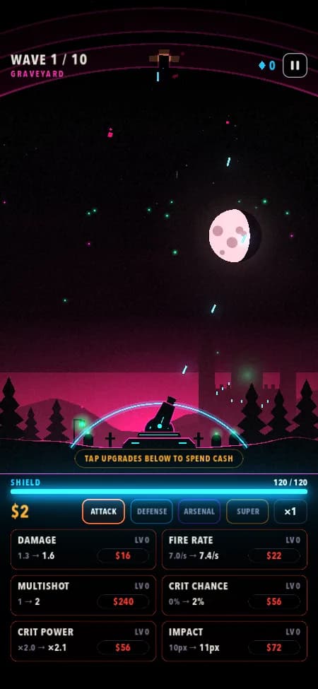 The Graveyard biome in Last Arc.