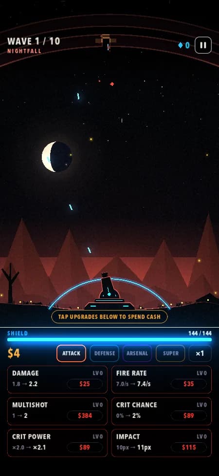 The Nightfall biome in Last Arc.