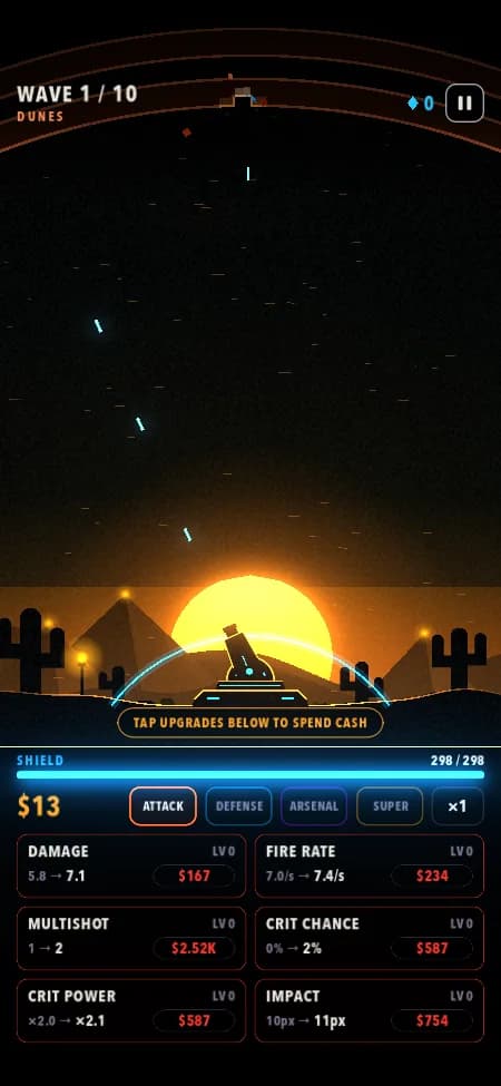 The Dunes biome in Last Arc.