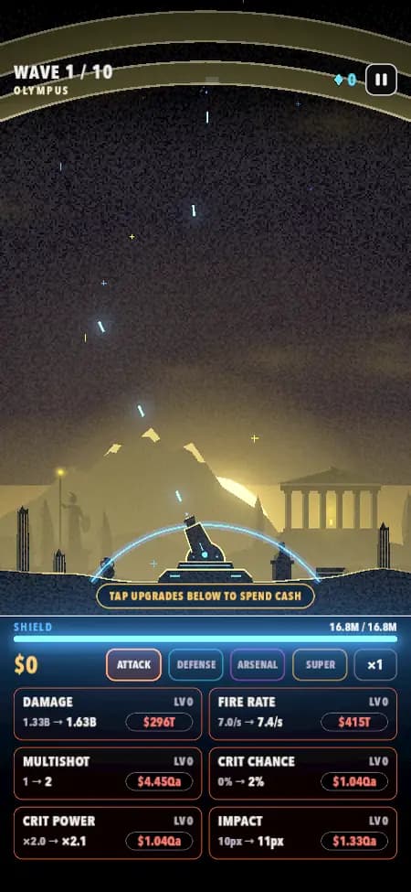 The Olympus biome in Last Arc.